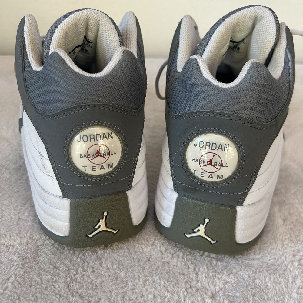 Nike‎ Air Jordan Jumpman Team 1 Retro White Grey 644938-105 Size 12 - Picture 2 of 9